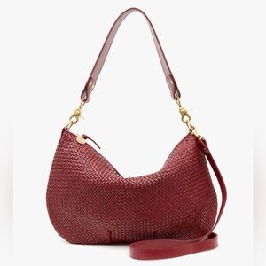 Clare V Moyen Messenger in Oxblood